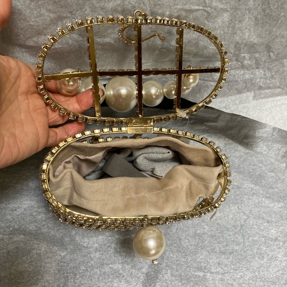 NWT ROSANTICA Crystal-Embellished bag - Picture 15 of 16